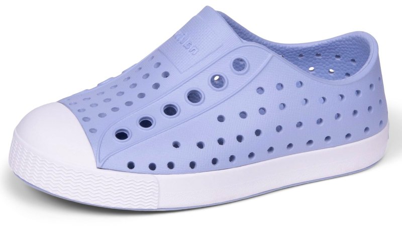 Native Shoes Unisex-Kids Jefferson Sneakers, Future Purple/Shell White, 6 Big Kid