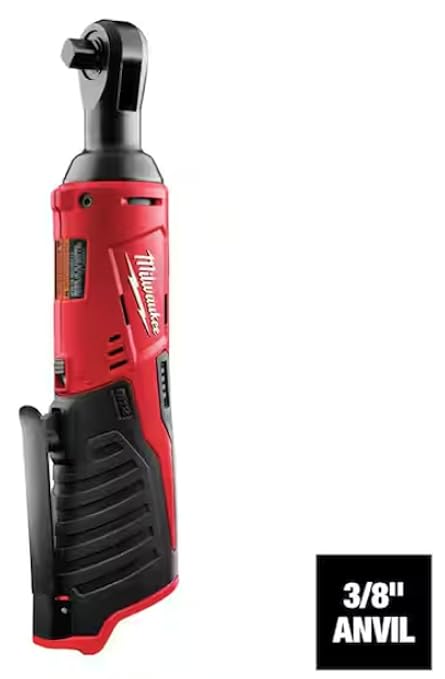Milwaukee 2457-20 M12 Cordless 3/8" Sub-Compact 35 ft-Lbs 250 RPM Ratchet w/ Variable Speed Trigger