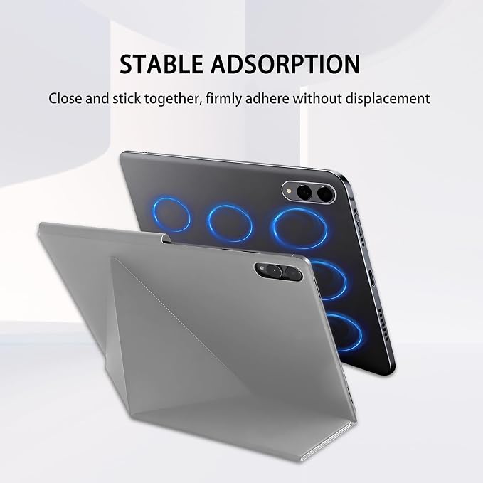 OATSBASF for Galaxy Tab S11 Ultra Case (2025) Magnetic Book Cover | Slim Minimalist Style Foldable Stand Support Auto Wake/Sleep 14.6 inch Tablet Case