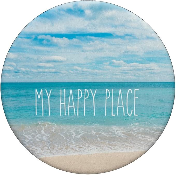 Rae Inspired Dunn Mug My Happy Place Summer Vacay Beach Day PopSockets Adhesive PopGrip