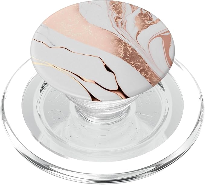 Rose Gold Marble PopSockets Adhesive PopGrip
