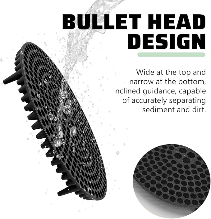 Bullet Car Wash Bucket Grit Trap Inserts, Vehicle Detailing Wash Filter