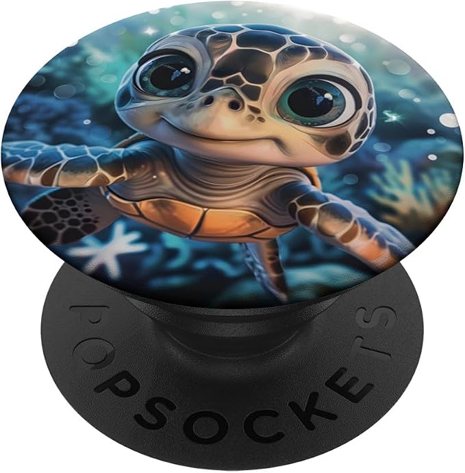 Baby Sea Turtle PopSockets MagSafe PopGrip for iPhone