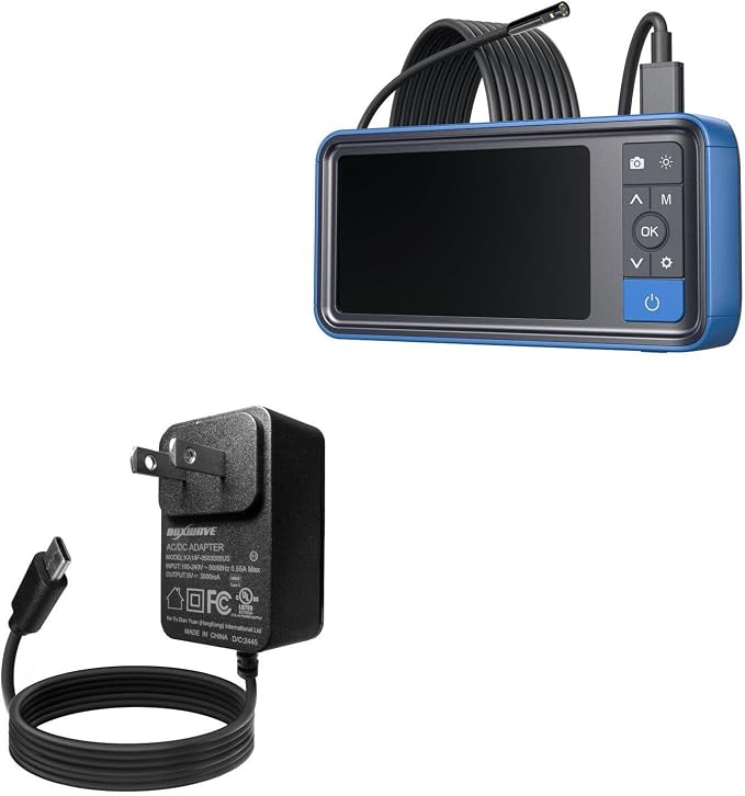 BoxWave Charger Compatible with Teslong MS450 - Wall Charger Direct (15W) Rapid Charge Your Device with Built-in 3ft Cable