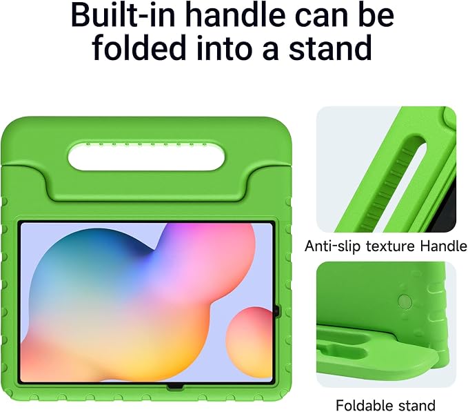Kids Case for Samsung Galaxy Tab S6 Lite Shockproof Handle Stand Blue | Lightweight Kids Friendly EVACompatible with Samsung Galaxy Tab S6 Lite 10.4 Inch 2024/2022/2020 Release S Pen Holder
