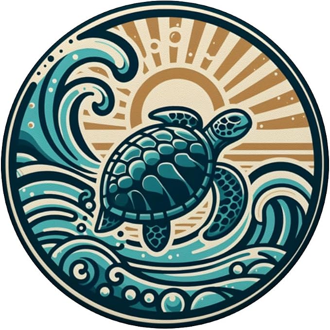 Ocean Beach Vacation Sea Turtle Tortuga Hawaii Island Swim PopSockets Adhesive PopGrip
