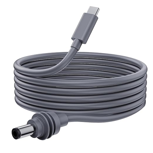 Starlink Mini USB C to DC Cable 100W | 10FT/3M Starlink Mini USB Type C Power Cable Accessories Direct to DC for Starlink Mini 20AWG