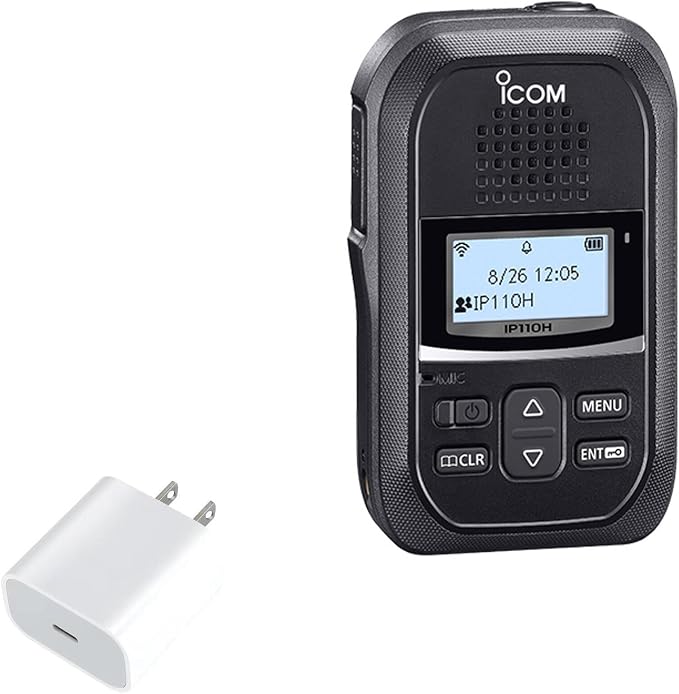 BoxWave Charger Compatible with Icom IP110H - PD GAN miniCube (30W) 30W Tiny PD GAN Type-C Wall Charger - Winter White