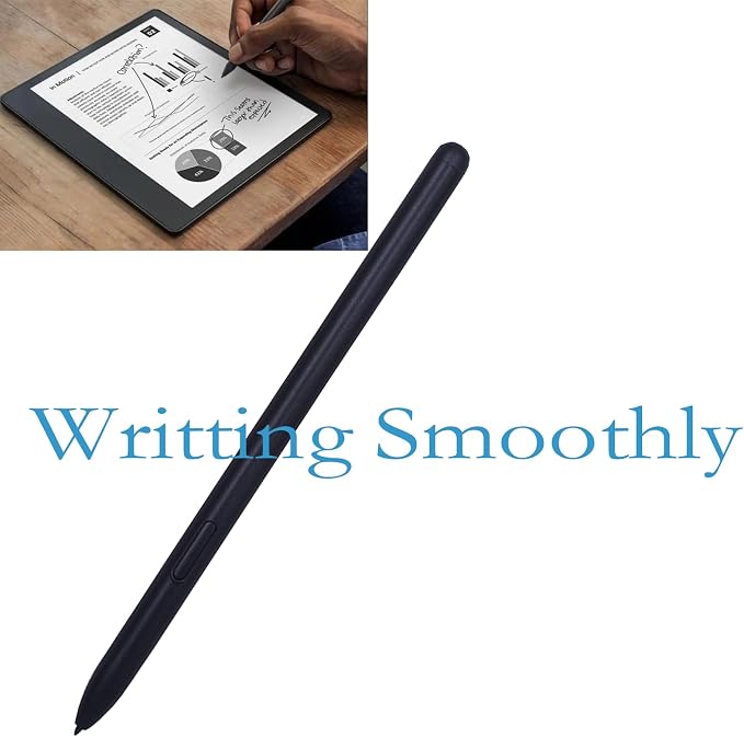 Black Stylus Pen Replacement for Kindle Scribe 4096 Pressure Sensitivity Magnet Adsorption EMR Pen for Digital Writing Drawing Replacement for Kindle Scribe Pen