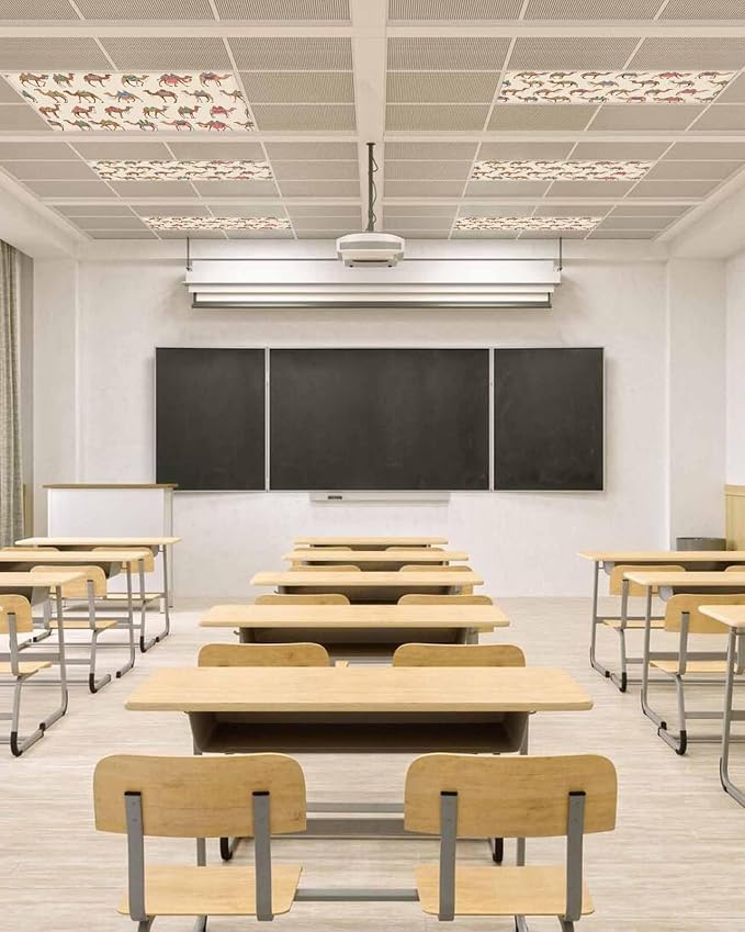 Fluorescent Light Covers for Ceiling Lights Desert Camel Magnetic Light Filters