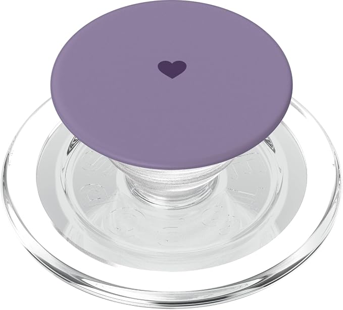 Deep Purple Heart PopSockets Adhesive PopGrip