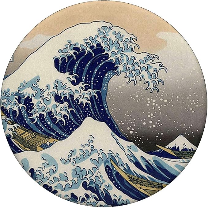 Japanese Culture Japan The Great Wave Off Kanagawa PopSockets Adhesive PopGrip