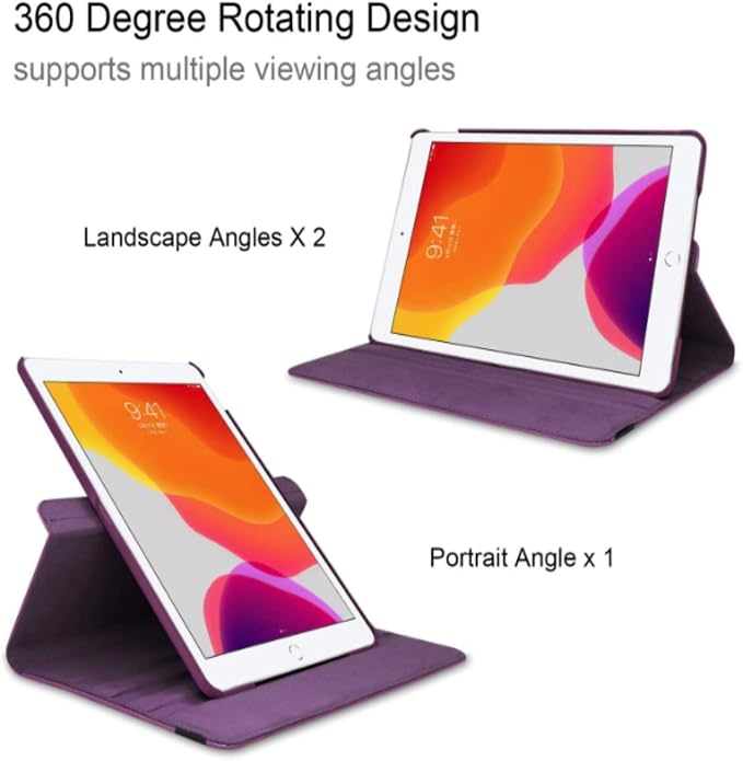 Case for ipad pro 12.9 inch 2nd &amp 1st Generation Old Model 2017/2015 MP6G2LL/A MQDA2LL/A MPLL2LL/A ML0F2LL/A ML3K2LL/A ML0N2LL/A ML0R2LL/A with Rotating Stand Auto Sleep/Wake (Blue)
