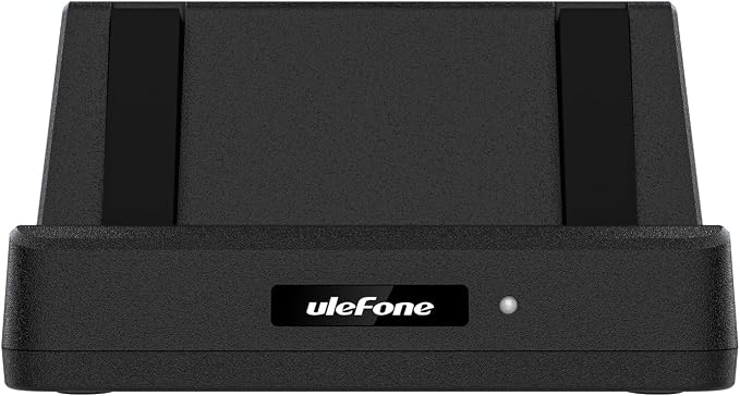 Ulefone Armor Pad 4 Ultra 10W Desk Charging Dock Dual Output Wireless Charging Station for Ulefone Armor Pad 4 Ultra Not Charger