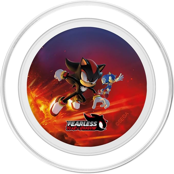Sonic The Hedgehog Fearless: Year of Shadow Key Art PopSockets PopGrip for MagSafe