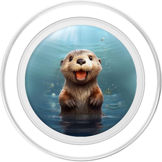 Cute Adorable Sea Otter PopSockets PopGrip for MagSafe