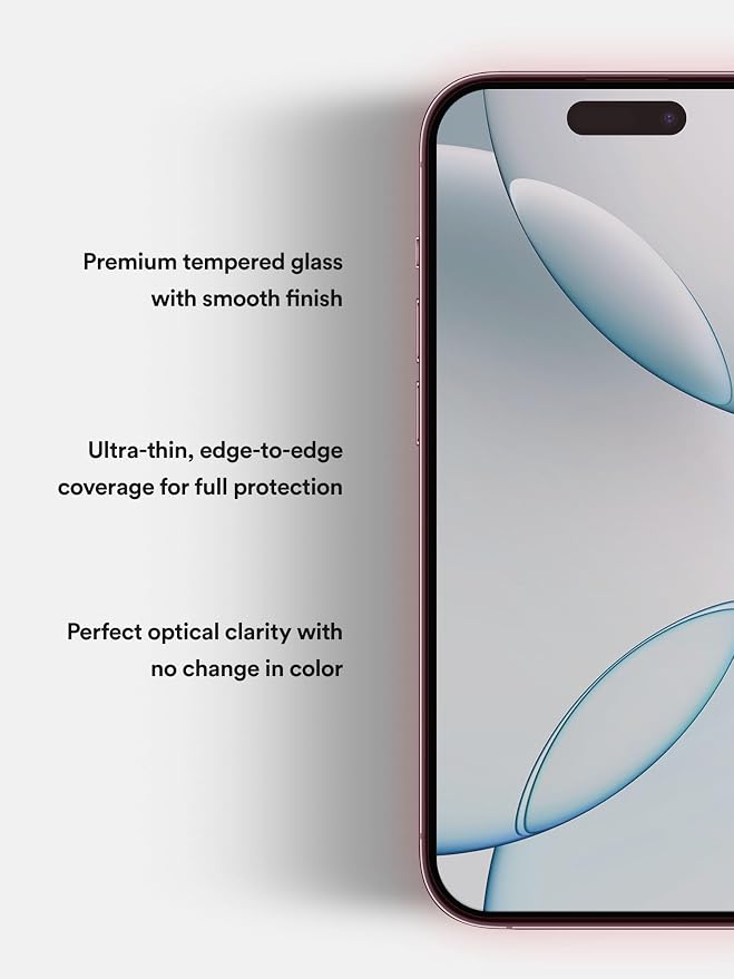 BodyGuardz Red Light Converter Screen Protector – Passive Red Light Therapy for Face - Promotes Better Sleep Healthier Skin Reduced Eye Strain – 9H Tempered Glass Easy Install (Galaxy S26)