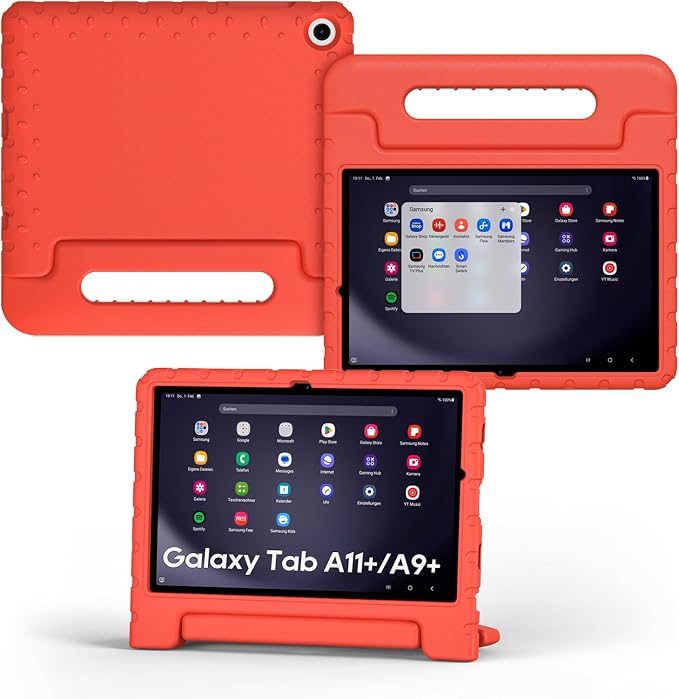 Kids Case for Samsung Galaxy Tab A11+/A9+ Plus 11 Inch 2025/2023 Tablet | Foldable handle highly durable odorless and easy to install suitable for children's learning and play.