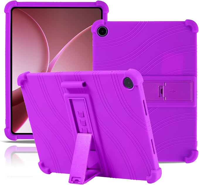 Case for OnePlus Pad Go 2NOUKAJU Tablet Protection CaseAdjustable BracketSoft SiliconeSilicone Protection Cover for OnePlus Pad Go 2 Tablet 12.1inch(Black)