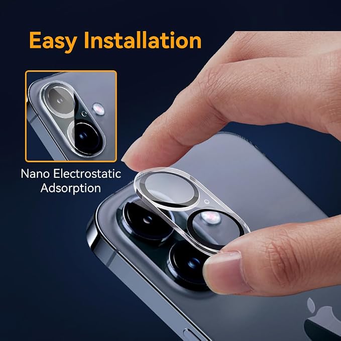 Camera Lens Protector for iPhone 13 Pro 6.1 &amp iPhone 13 Pro Max 6.79H Tempered Glass，Ultra HD Scratch Resistance Easy to Install，Case Friendly，[Does not Affect Night Shots] 3-Pack