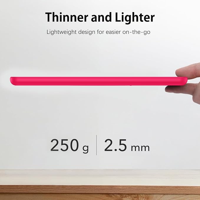 VENINGO Case for iPad mini 7 (A17 Pro) 2024/iPad Mini 6 2021 8.3 InchMatte Slim Thin with Foldable Kickstand RingNot-Yellowing Anti-Scratch Shockproof Protective Tablet CoverBlack