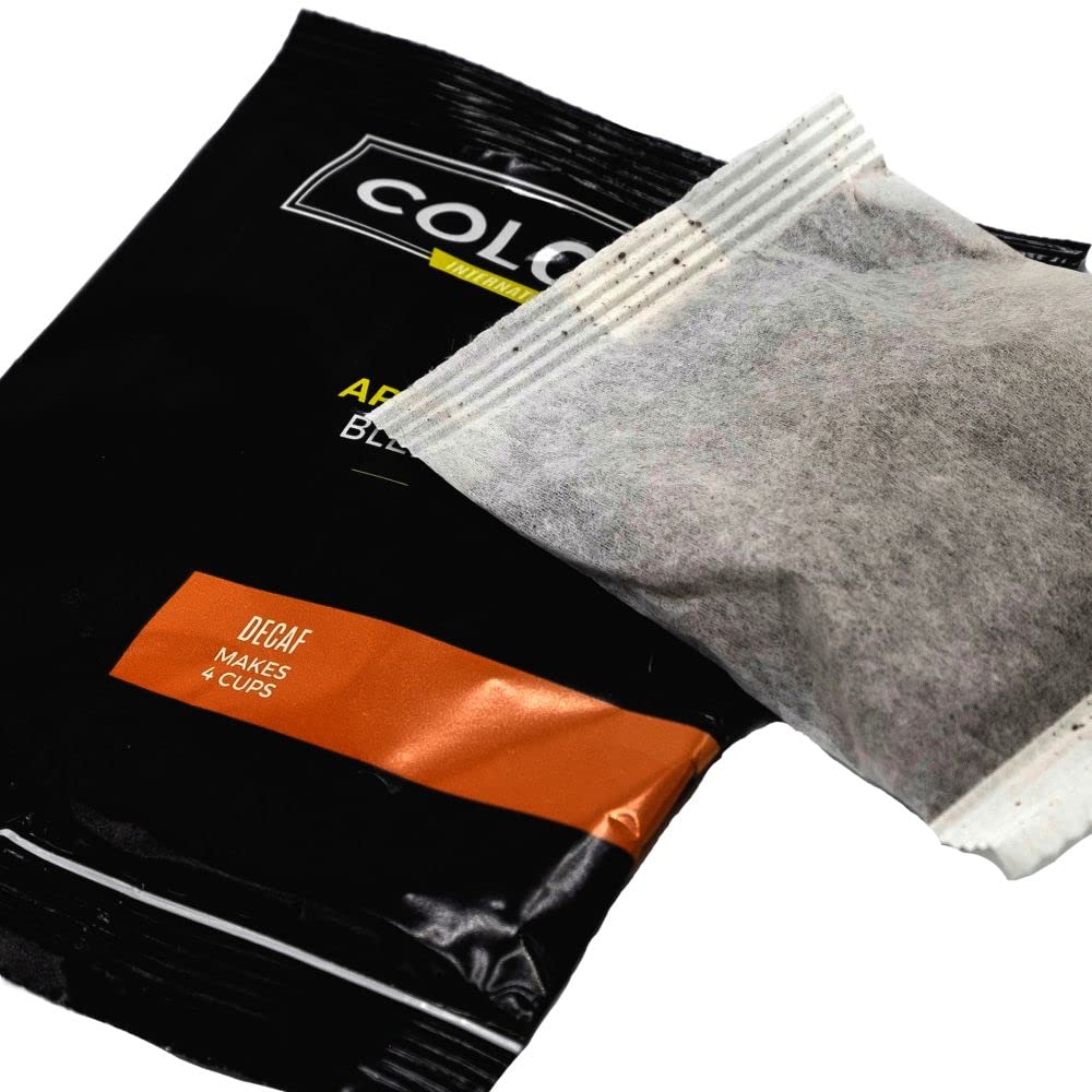 Colonial Coffee Dark Roast Hotel Filter Packs, 0.5oz, 150 Ct