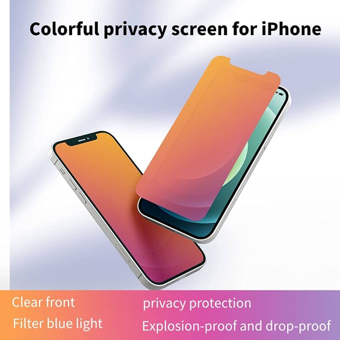 for iphone 13 pro max/iPhone 14 plus Privacy Screen Protector -Flexible Film (Anti-blue light anti-glare anti-scratch filter screen ultraviolet)