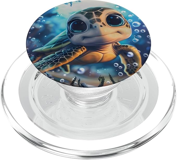 Baby Sea Turtle PopSockets PopGrip for MagSafe