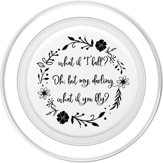 What if You Fly Positive Inspirational Message Women Girls PopSockets Adhesive PopGrip
