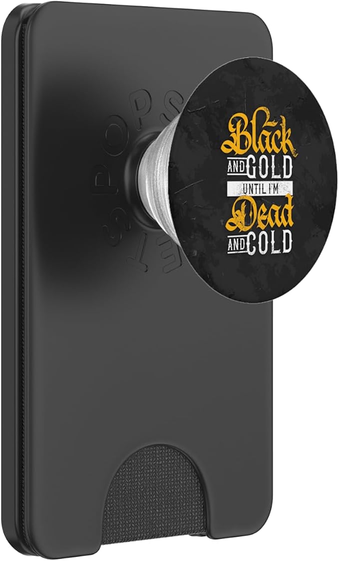Pittsburgh Ultimate Sports Fan Distressed Lettering PopSockets Adhesive PopGrip
