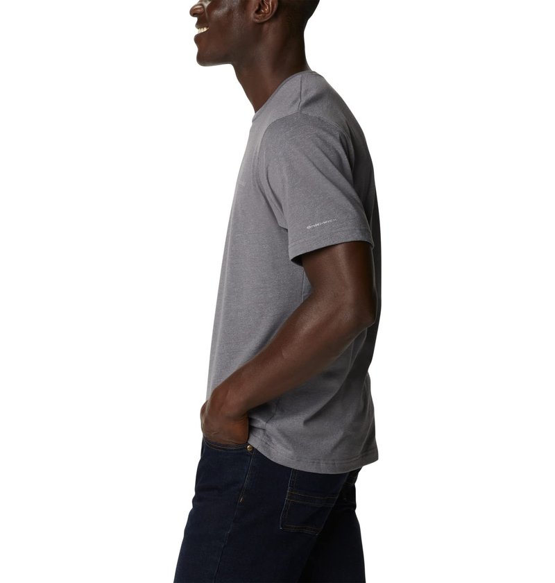 Columbia Mens Thistletown Hills Short Sleeve T-Shirt, City Grey Heather, XX-Large