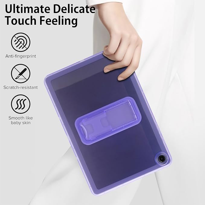 Dteck Case for Samsung Galaxy Tab A 8.0 (2015) Tablet SM-T350/355/357 Case 8 Inch PU Leather Lightweight Folio Case with Card Slots/Stand Features Cute Cartoon Protective Cover Purple Butterfly
