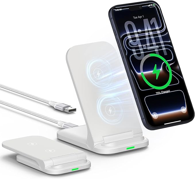 for Pixel 10A Wireless Charger Stand Fast Charging Desk for Google Pixel 10 | 15W Foldable Wireless Charger Pad cargador inalámbrico para Google Pixel 10 Pro Fold/10 Pro XL/9A/9 Pro XL/9A/8A/8XL/8/7/7