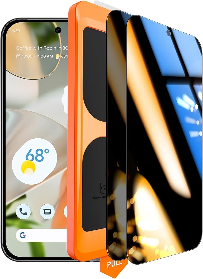 TOCOL for Pixel 2026 Screen Protector Clear | Easy Installation Bubble-Free 9H+ Tempered Glass 11FT Military Grade Shatterproof Anti-Scratch Case Friendly HD 2 Pack