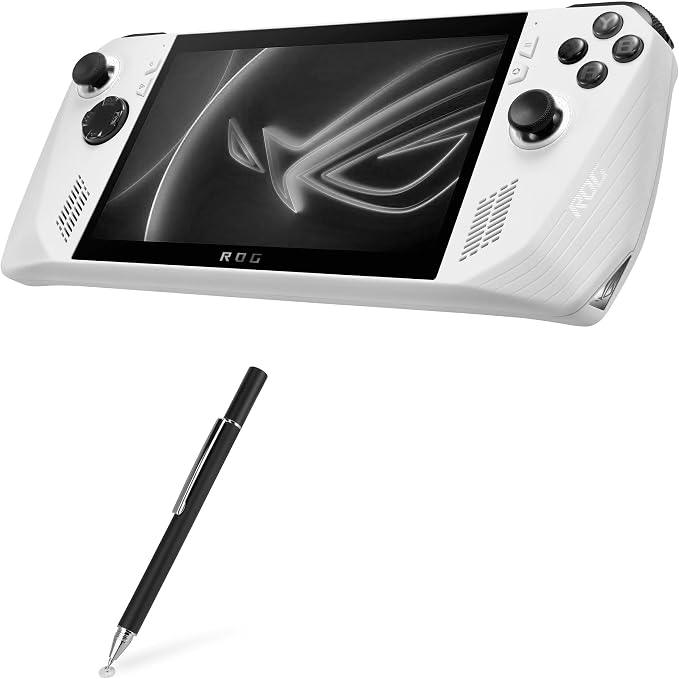 BoxWave Stylus Pen Compatible with ASUS ROG Ally Z1 - FineTouch Capacitive Stylus Super Precise Stylus Pen - Jet Black
