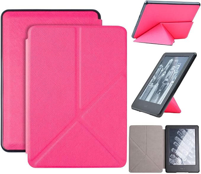 Case for 6.8 Kindle Paperwhite 5 (11th Generation-2021 Release) Standing Origami Slim Shell Cover with Auto Wake/Sleep for Kindle Paperwhite Signature Edition E-Reader Black