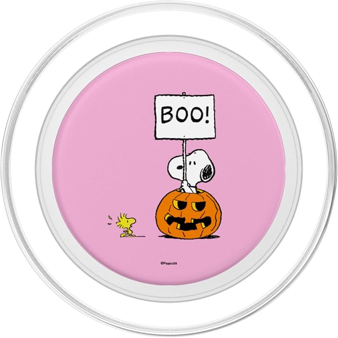 Peanuts - Halloween Snoopy Boo! PopSockets MagSafe PopGrip for iPhone
