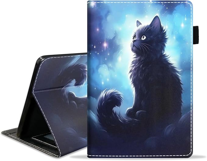 Case for Amazon Kindle Fire HD 8/Fire HD 8 Plus Tablet (12th/10th Generation 2024/2022/2020 Release) - PU Leather Folio Cover with Smart Auto Wake/Sleep Bald Eagle