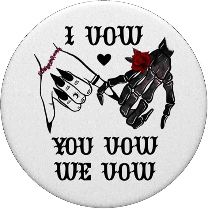 I Vow You Vow We Vow Merch Dark Romance Smutty Book Lovers PopSockets PopWallet for MagSafe