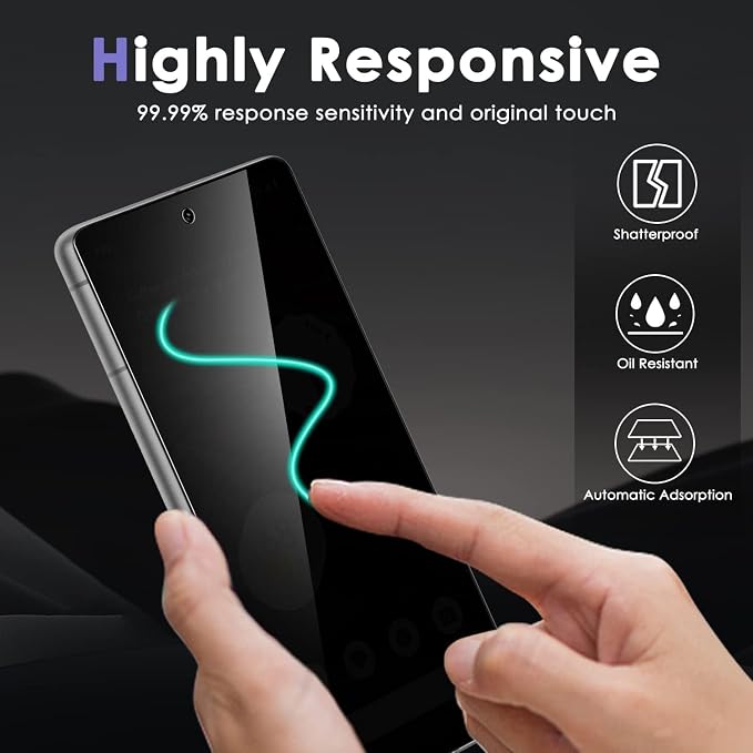 3 Pack Privacy Screen Protector for Google Pixel 4 9H Hardness [Anti-Scratch] Full Coverage Anti-Spy Tempered Glass Film for Google Pixel 4 [Don’t Support Fingerprint Unlock] | 9H Hardness Anti-Spy T