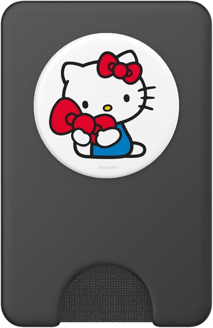 Hello Kitty Classic Bow PopSockets Stand for Smartphones and Tablets PopSockets Adhesive PopGrip