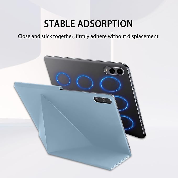 OATSBASF for Galaxy Tab S11 Ultra Case (2025) Magnetic Book Cover | Slim Minimalist Style Foldable Stand Support Auto Wake/Sleep 14.6 inch Tablet Case