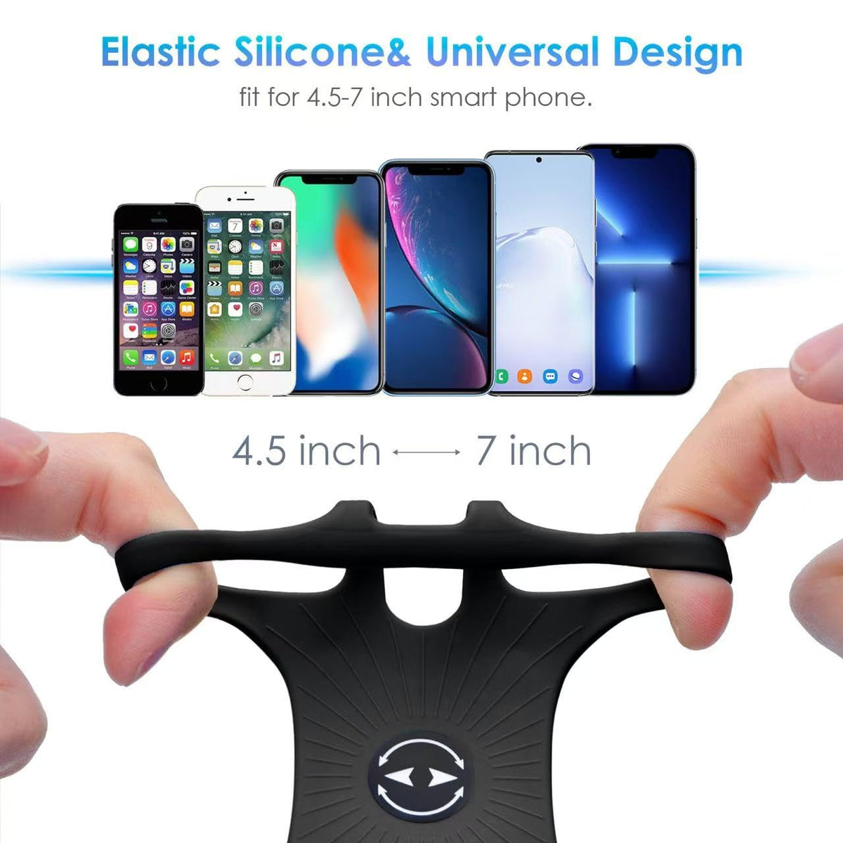Cikyner Magnetic Water Bottle Holder Strap, with Handle, 360° Rotatable