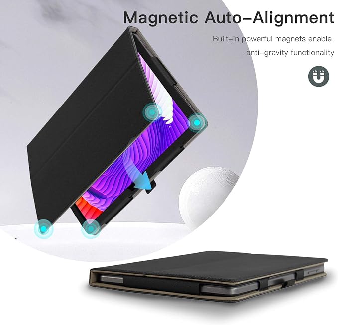 Tablet Case Cover For ApoloMedia EP1095T/ApoloSign EP1095T TabletMulti-Viewing AnglesSlim Light Shell Stand Cover for ApoloMedia EP1095T/ApoloSign EP1095T Tablet with Hand Strap&amp Pencil HolderB