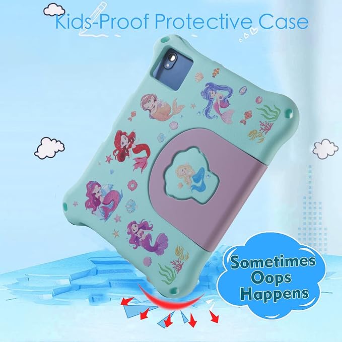 Dinosaur REVVL Tab 5G 2023 10.36 inch Case for Kid Boy Light EVA Kids Friendly Tablet Cover with Handle Kickstand Kid-Pro Shockproof Full Cover Boy's Gift (KL)