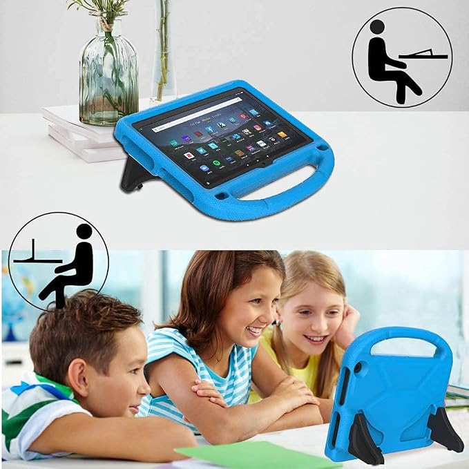 Kids Case for New 10-inch Tablet 2023 Lightweight Shockproof Kids Friendly Full Cover with Handle Kickstand