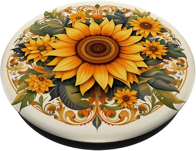 Sunflower PopSockets PopGrip for MagSafe
