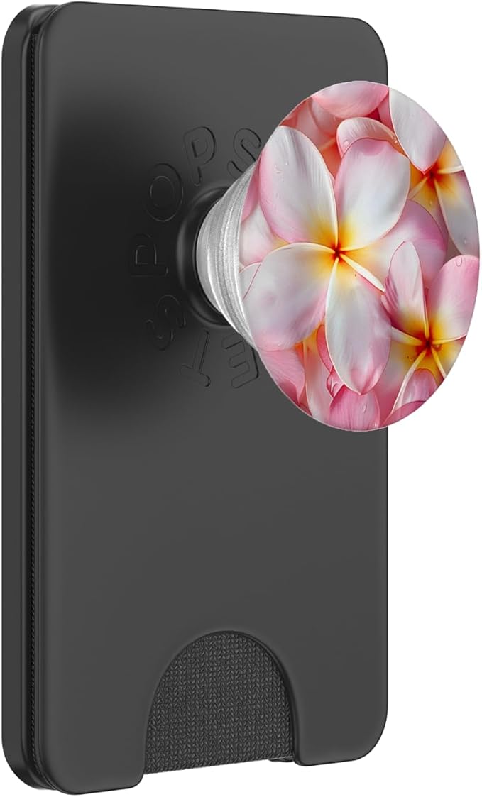 Plumeria Flowers Garden &amp Hawaii PopSockets Adhesive PopGrip