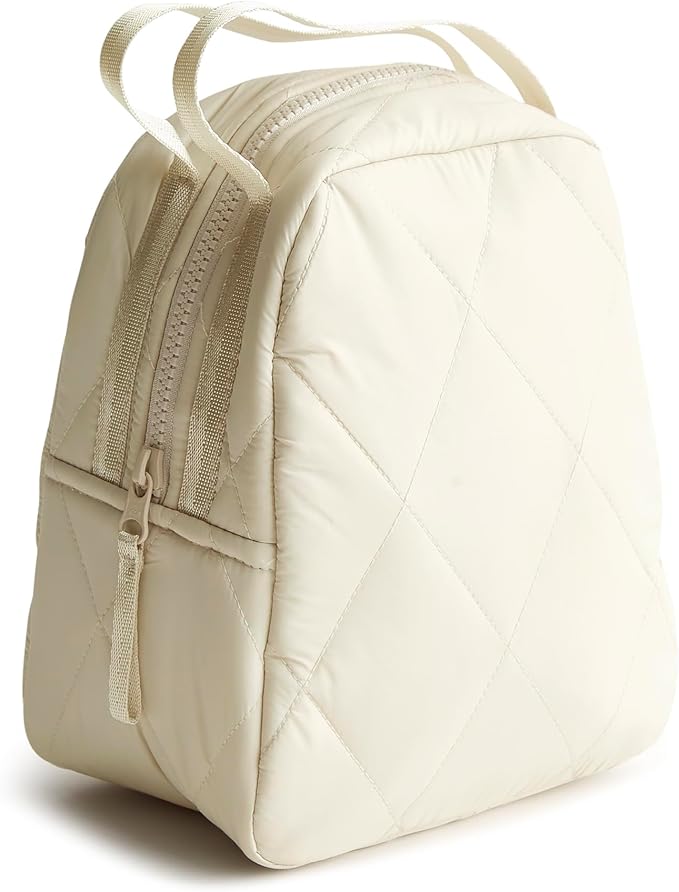 Vera Bradley Women's Featherweight Lunch Bag, Pumice Stone, One Size