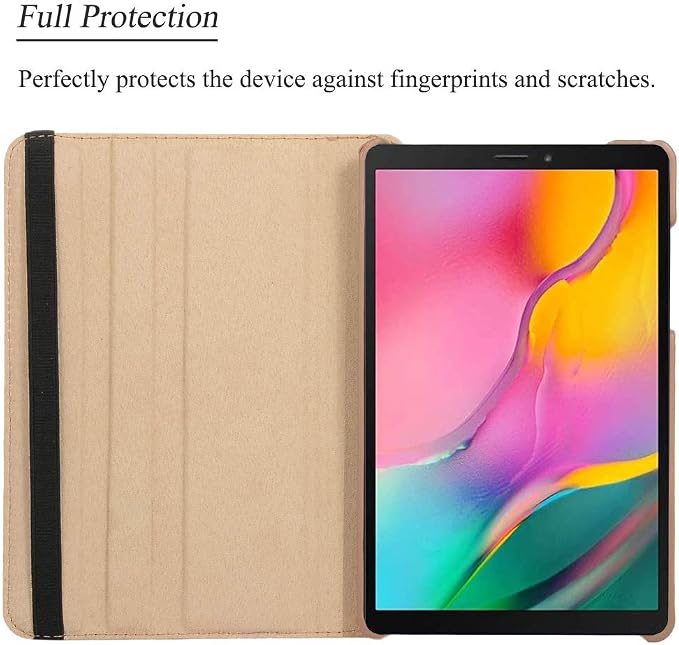 Rotating Case for Galaxy Tab A 8.0 2019 SM-T290/T295 360 Degree Rotating Stand Case Full Protective Cover for Samsung Galaxy Tab A 8.0 Inch 2019 Tablet (Model SM-T290/SM-T295) - Black